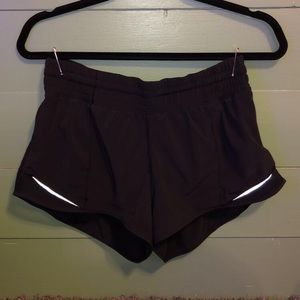 Lululemon Black Hotty Hot Shorts